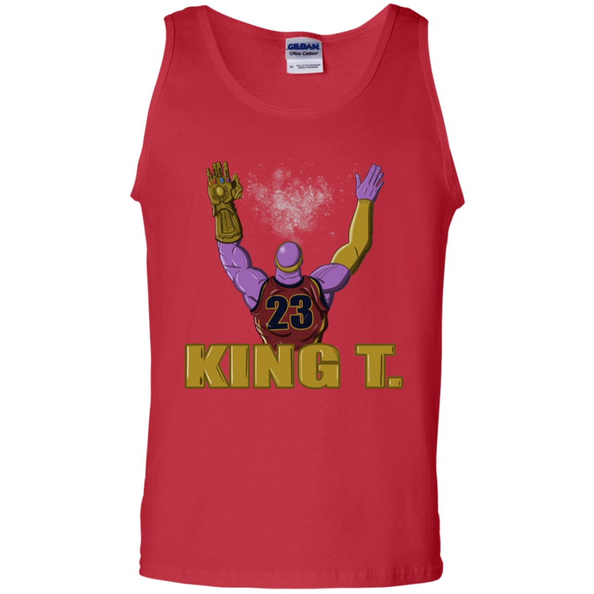 T-Shirts Red / S King Thanos Men's Tank Top