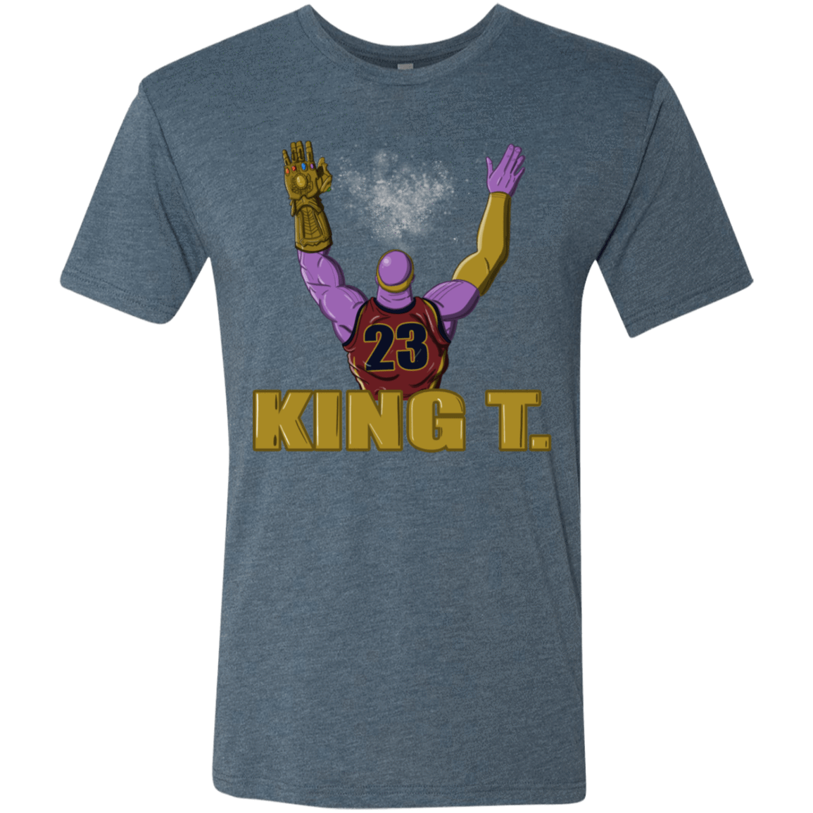 T-Shirts Indigo / S King Thanos Men's Triblend T-Shirt