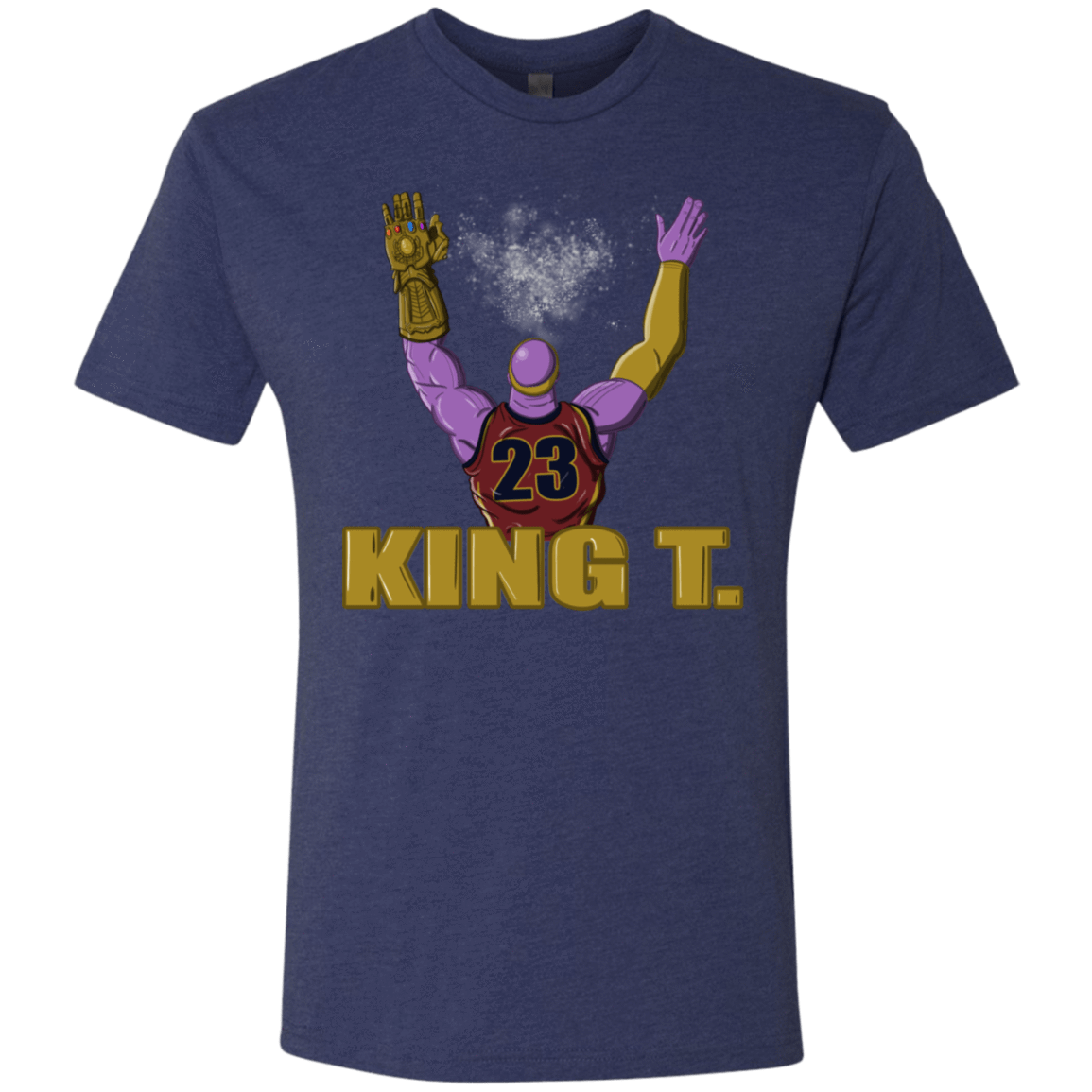 T-Shirts Vintage Navy / S King Thanos Men's Triblend T-Shirt