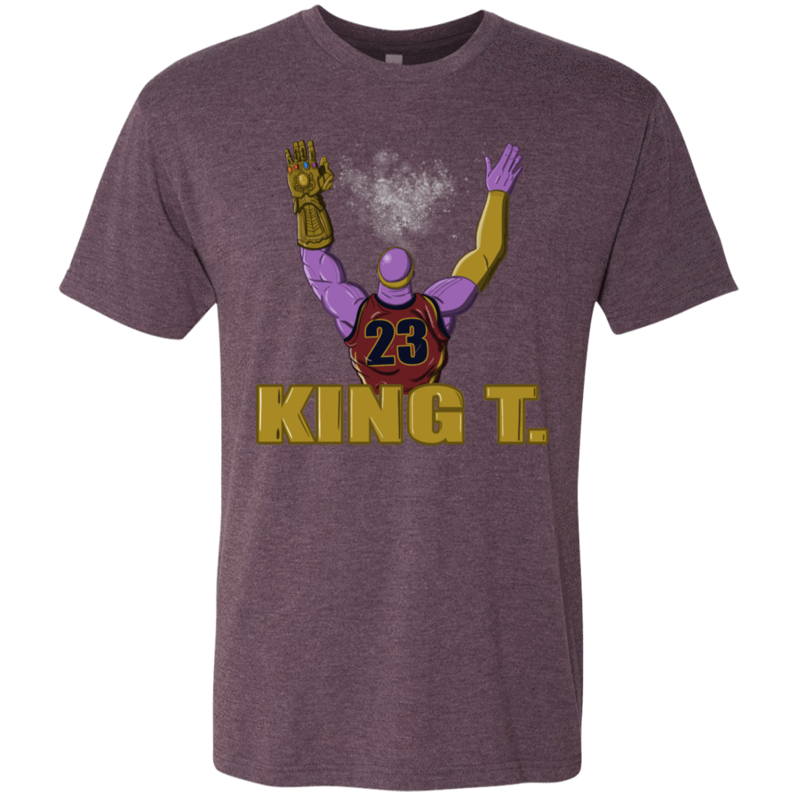 T-Shirts Vintage Purple / S King Thanos Men's Triblend T-Shirt