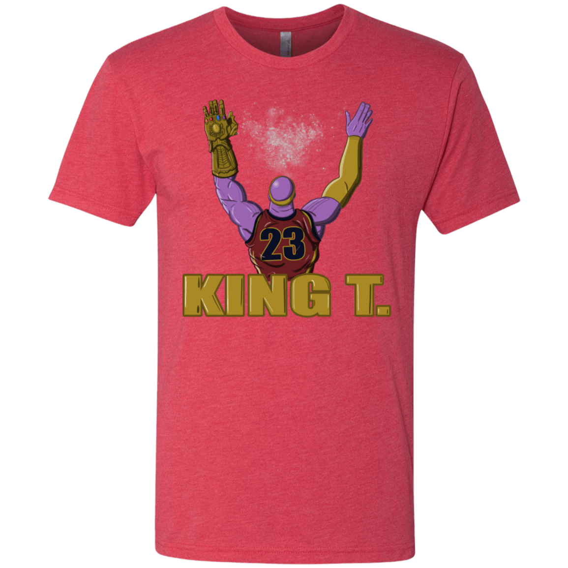 T-Shirts Vintage Red / S King Thanos Men's Triblend T-Shirt