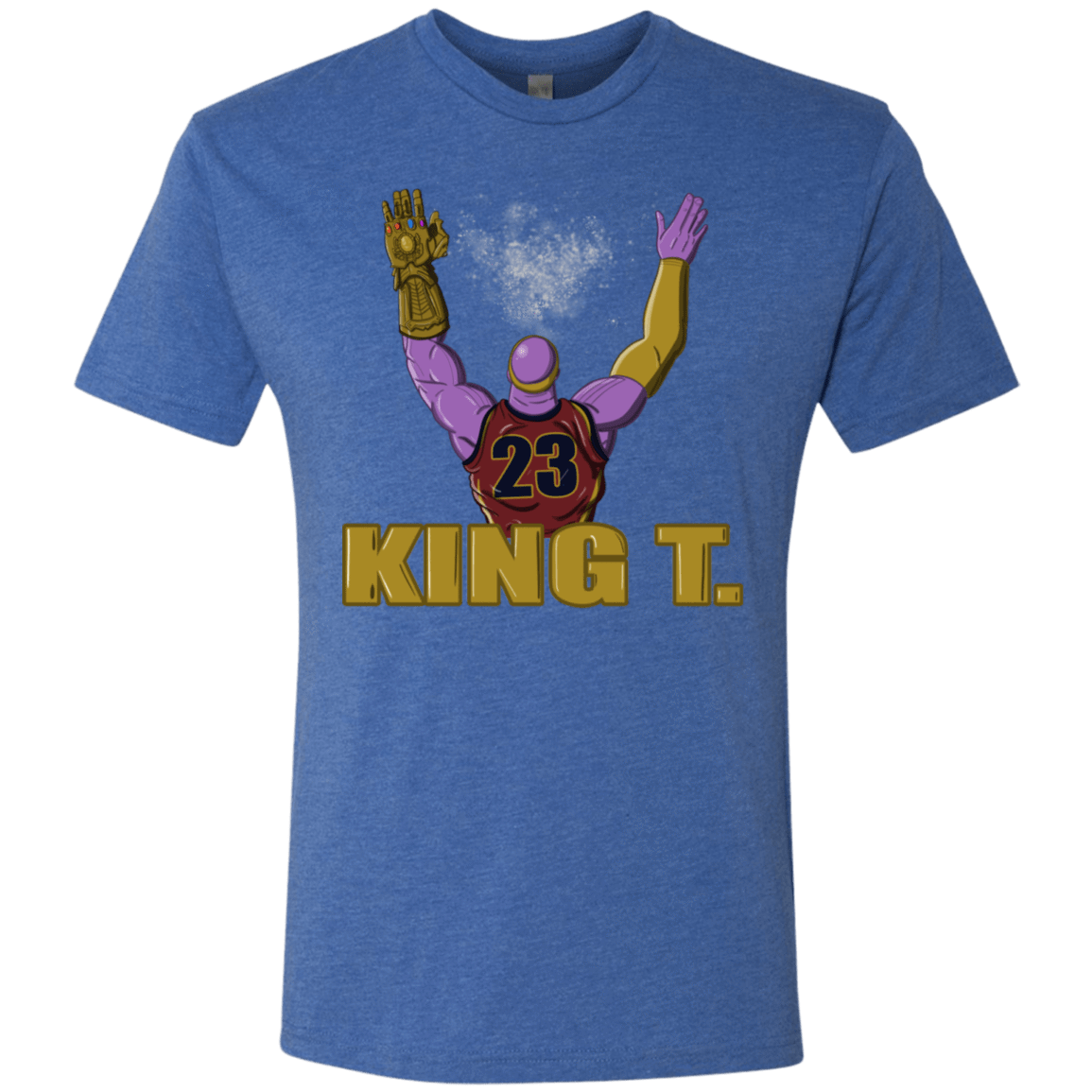 T-Shirts Vintage Royal / S King Thanos Men's Triblend T-Shirt