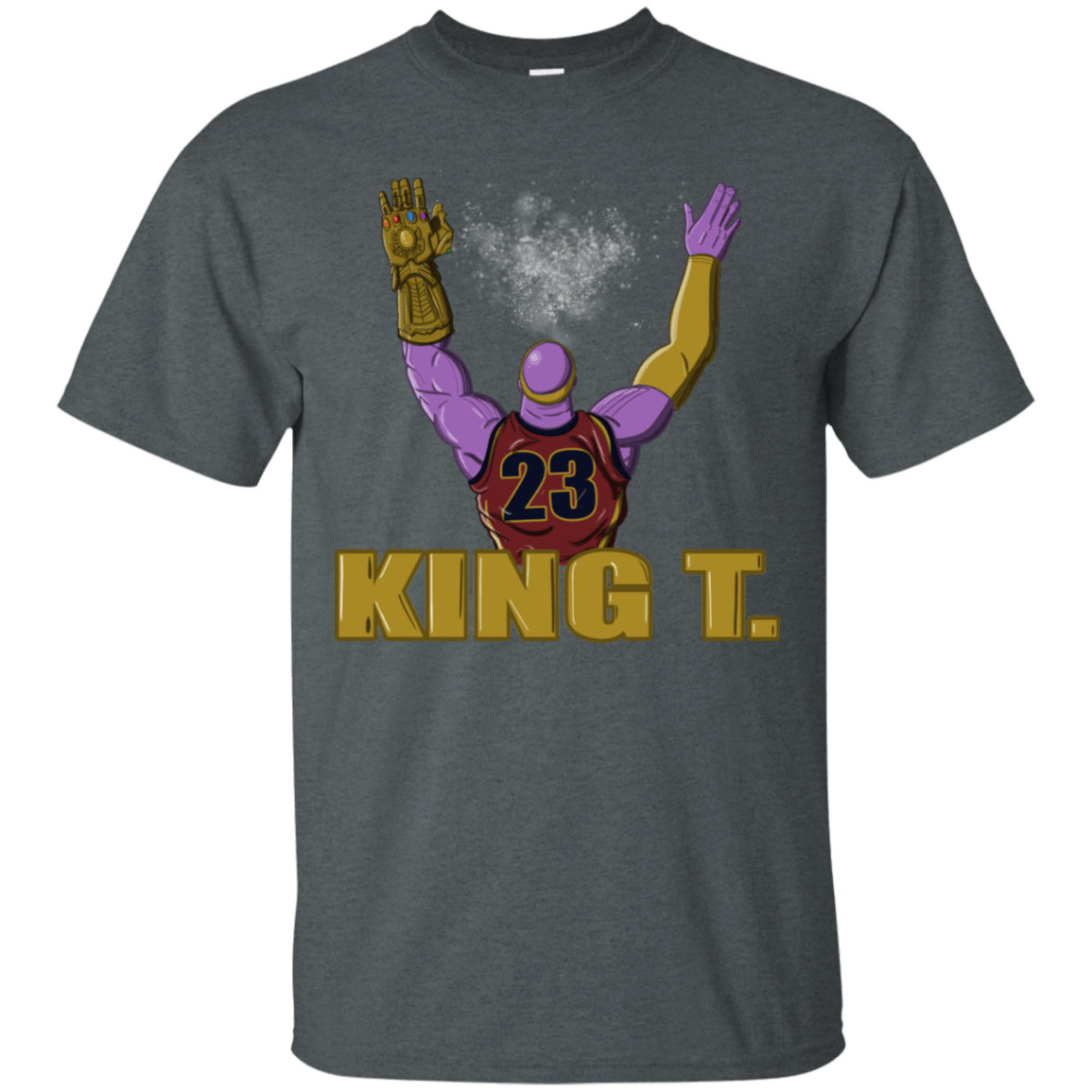 T-Shirts Dark Heather / S King Thanos T-Shirt