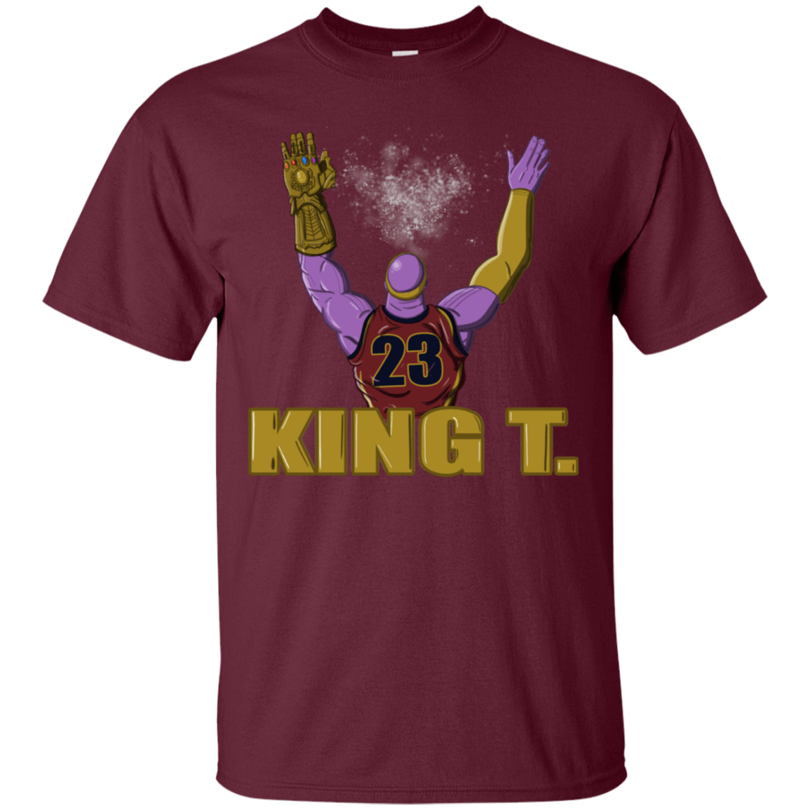 T-Shirts Maroon / S King Thanos T-Shirt