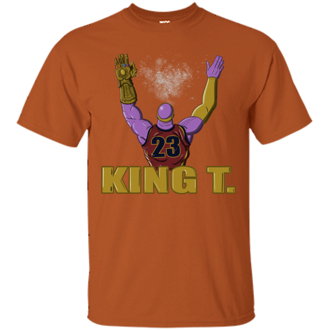 T-Shirts Texas Orange / S King Thanos T-Shirt