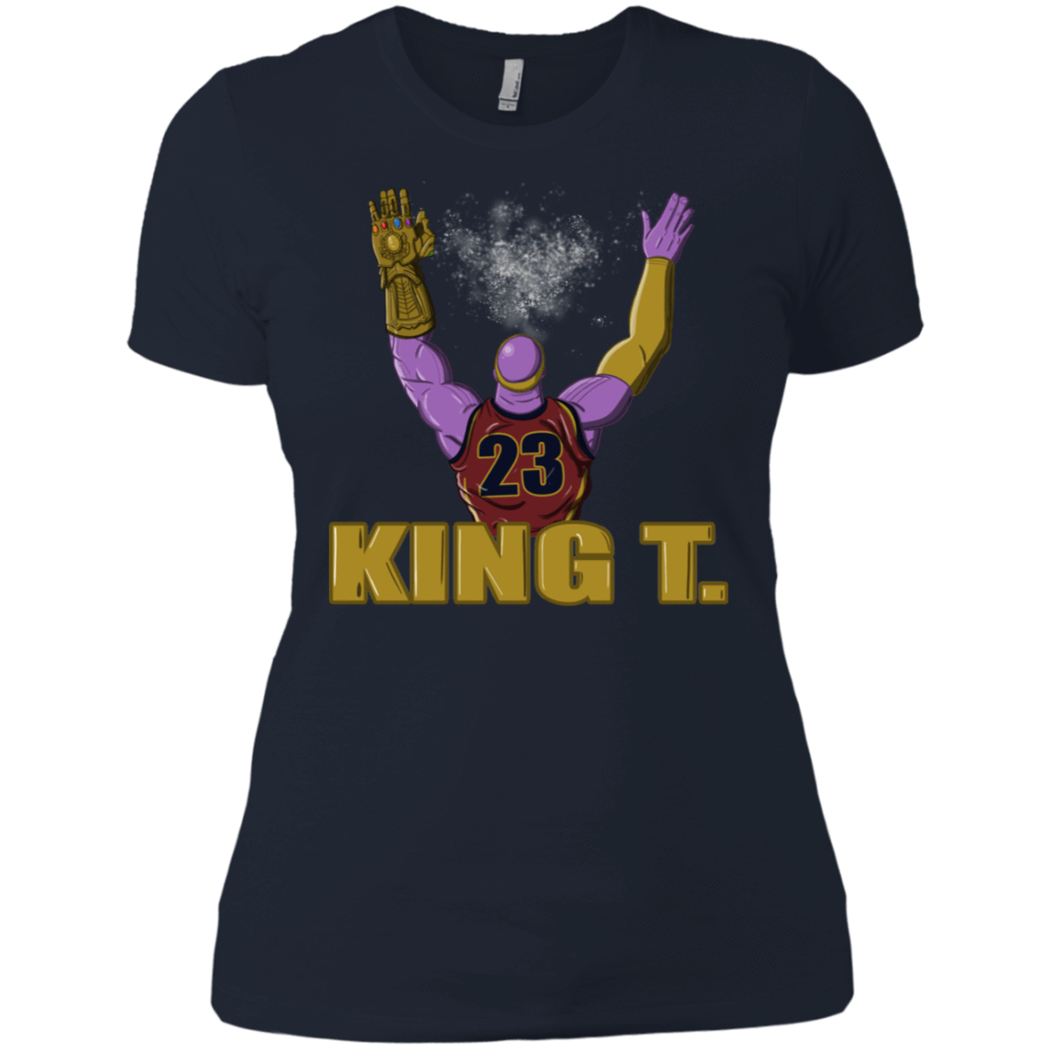 T-Shirts Midnight Navy / X-Small King Thanos Women's Premium T-Shirt