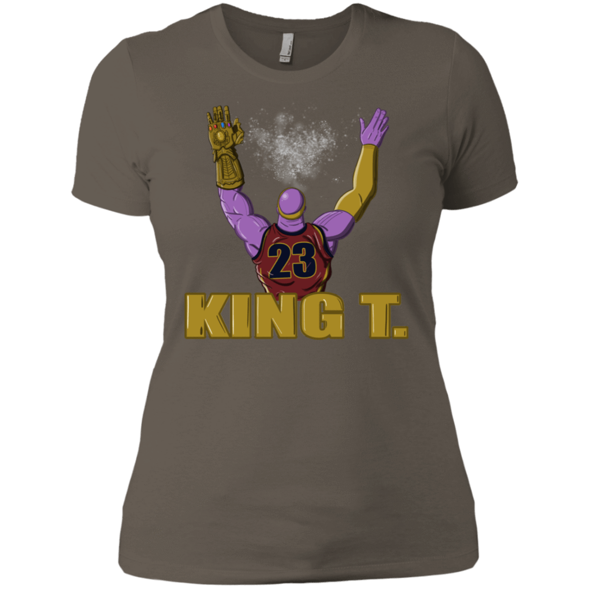 T-Shirts Warm Grey / X-Small King Thanos Women's Premium T-Shirt