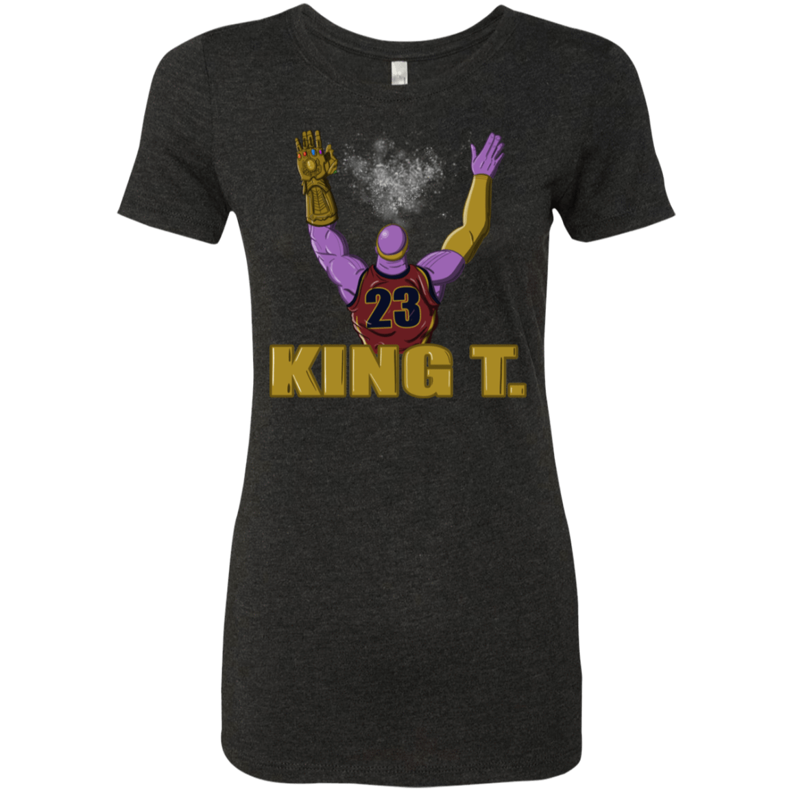 T-Shirts Vintage Black / S King Thanos Women's Triblend T-Shirt