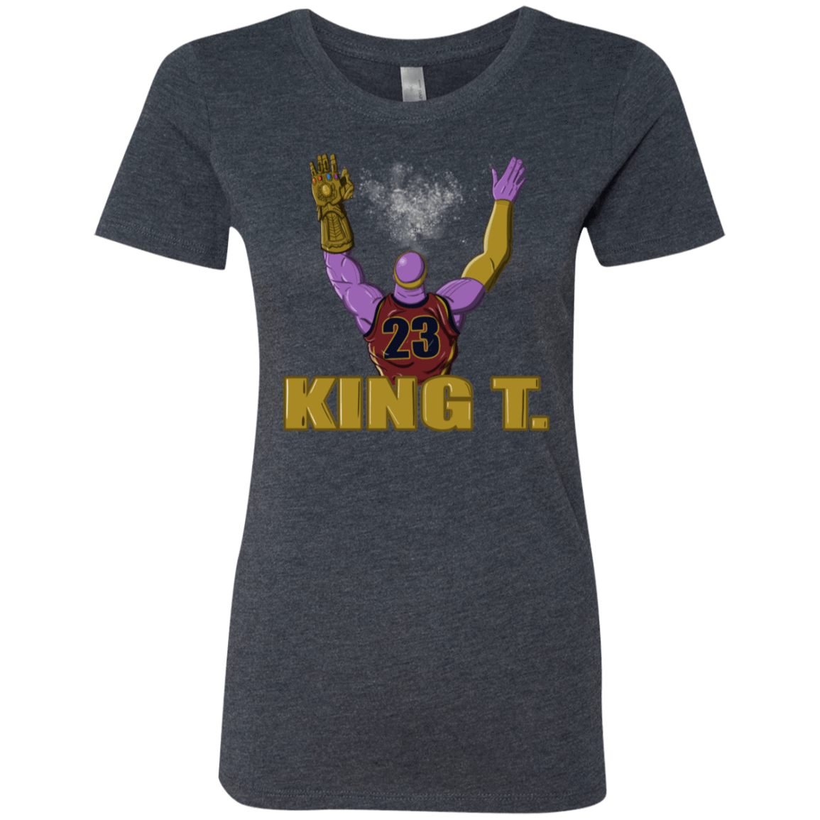 T-Shirts Vintage Navy / S King Thanos Women's Triblend T-Shirt