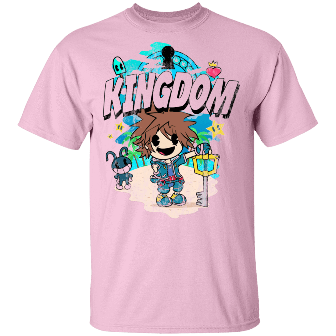 T-Shirts Light Pink / S Kingdom Cartoon T-Shirt