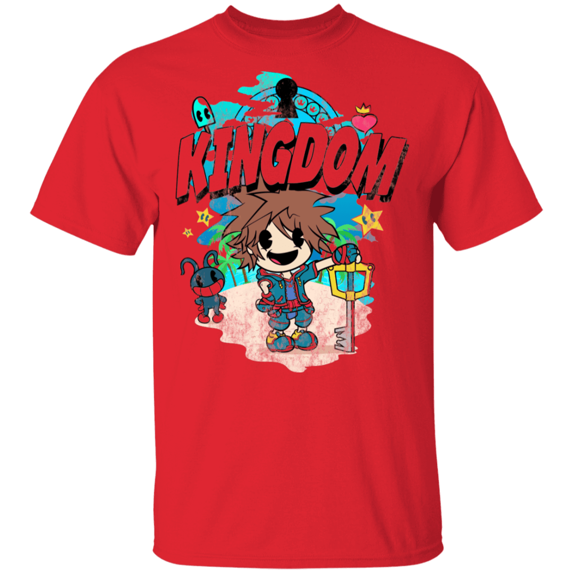 T-Shirts Red / S Kingdom Cartoon T-Shirt