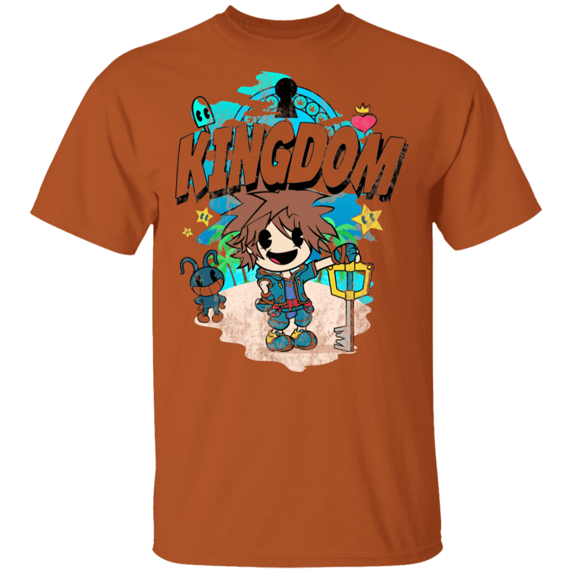 T-Shirts Texas Orange / S Kingdom Cartoon T-Shirt