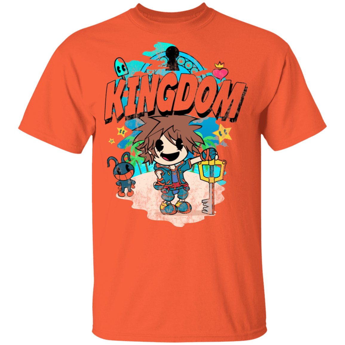 T-Shirts Orange / YXS Kingdom Cartoon Youth T-Shirt