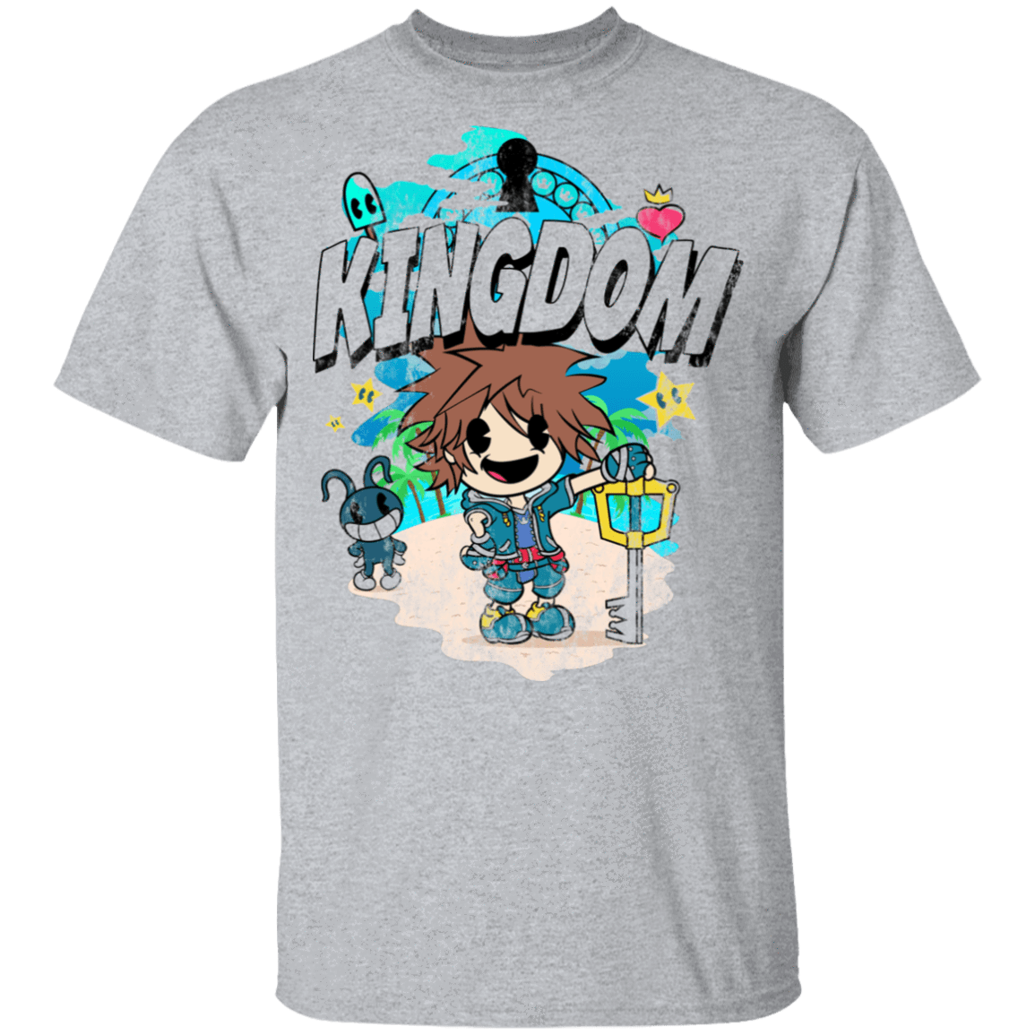 T-Shirts Sport Grey / YXS Kingdom Cartoon Youth T-Shirt