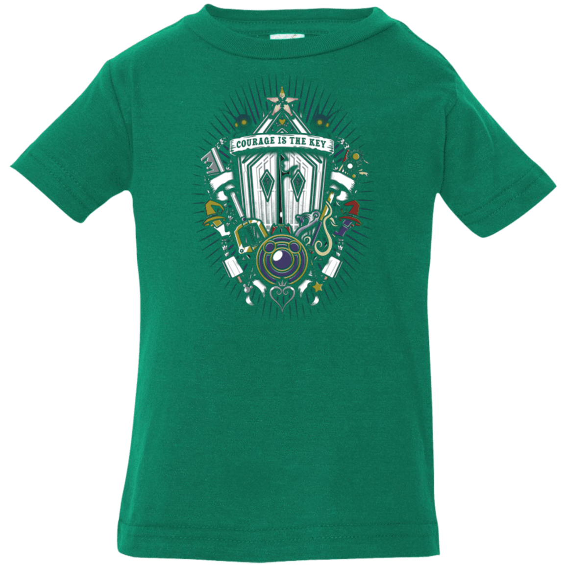 T-Shirts Kelly / 6 Months Kingdom & Hearts Crest Infant Premium T-Shirt