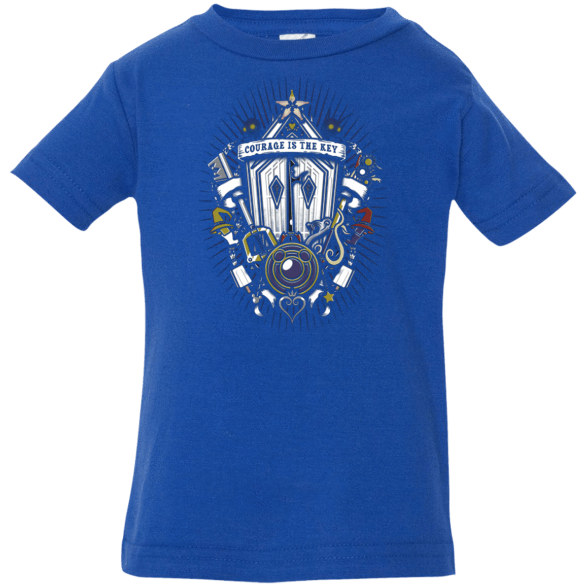T-Shirts Royal / 6 Months Kingdom & Hearts Crest Infant Premium T-Shirt