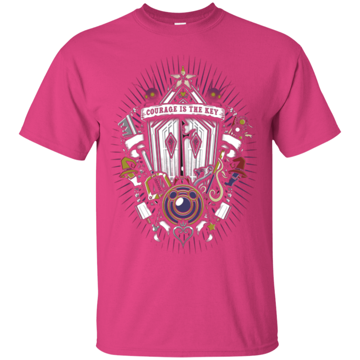 T-Shirts Heliconia / Small Kingdom & Hearts Crest T-Shirt