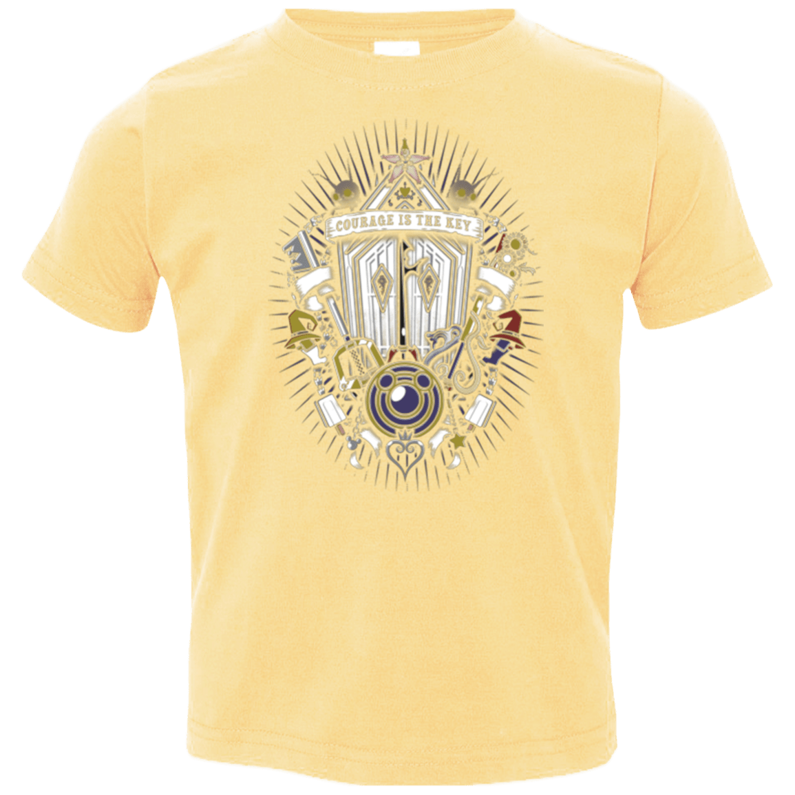 T-Shirts Butter / 2T Kingdom & Hearts Crest Toddler Premium T-Shirt