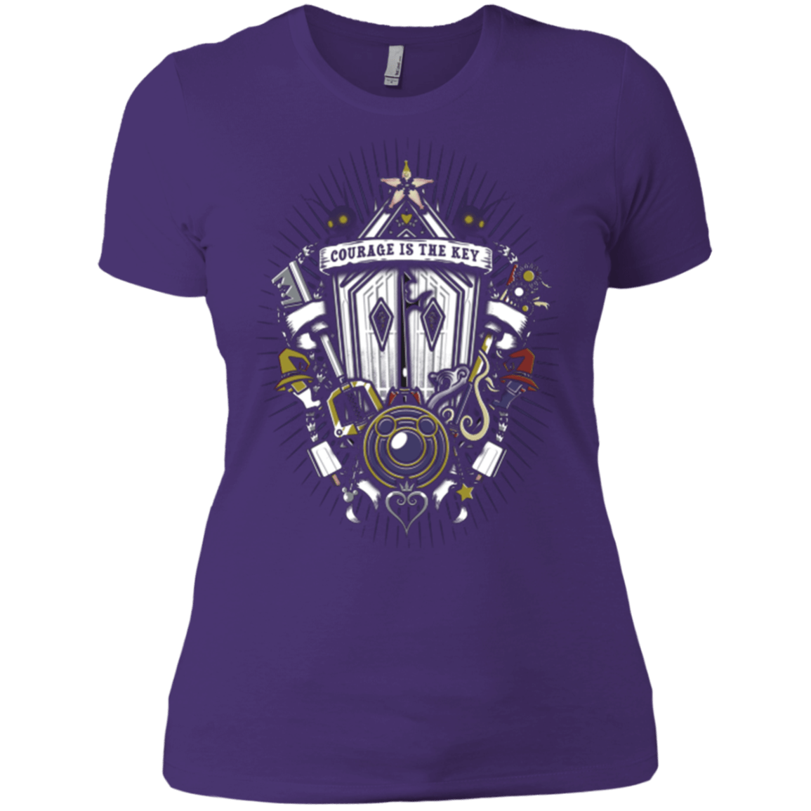 Kingdom & Hearts Crest Women's Premium T-Shirt