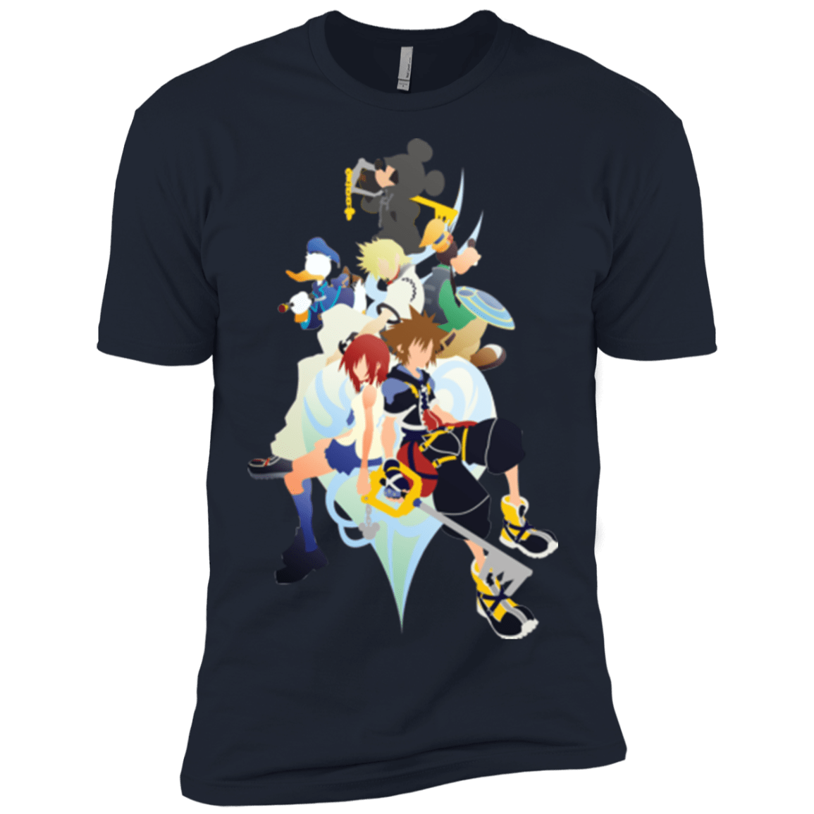 T-Shirts Midnight Navy / X-Small Kingdom Hearts Men's Premium T-Shirt