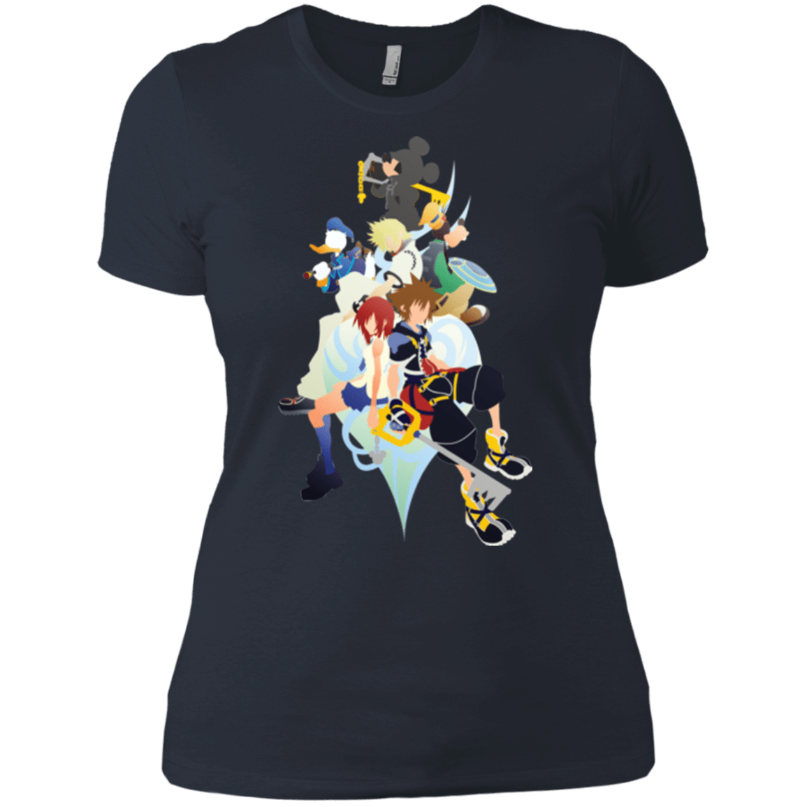 T-Shirts Indigo / X-Small Kingdom Hearts Women's Premium T-Shirt