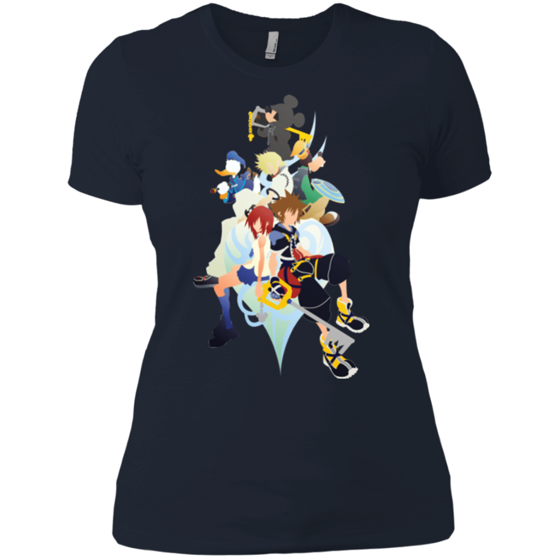 T-Shirts Midnight Navy / X-Small Kingdom Hearts Women's Premium T-Shirt