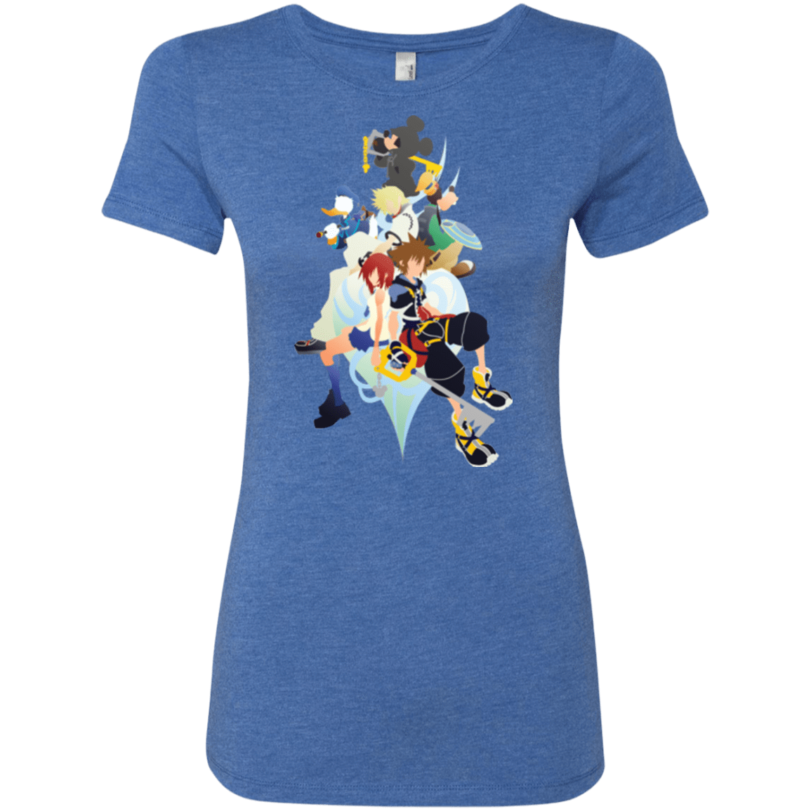 T-Shirts Vintage Royal / Small Kingdom Hearts Women's Triblend T-Shirt