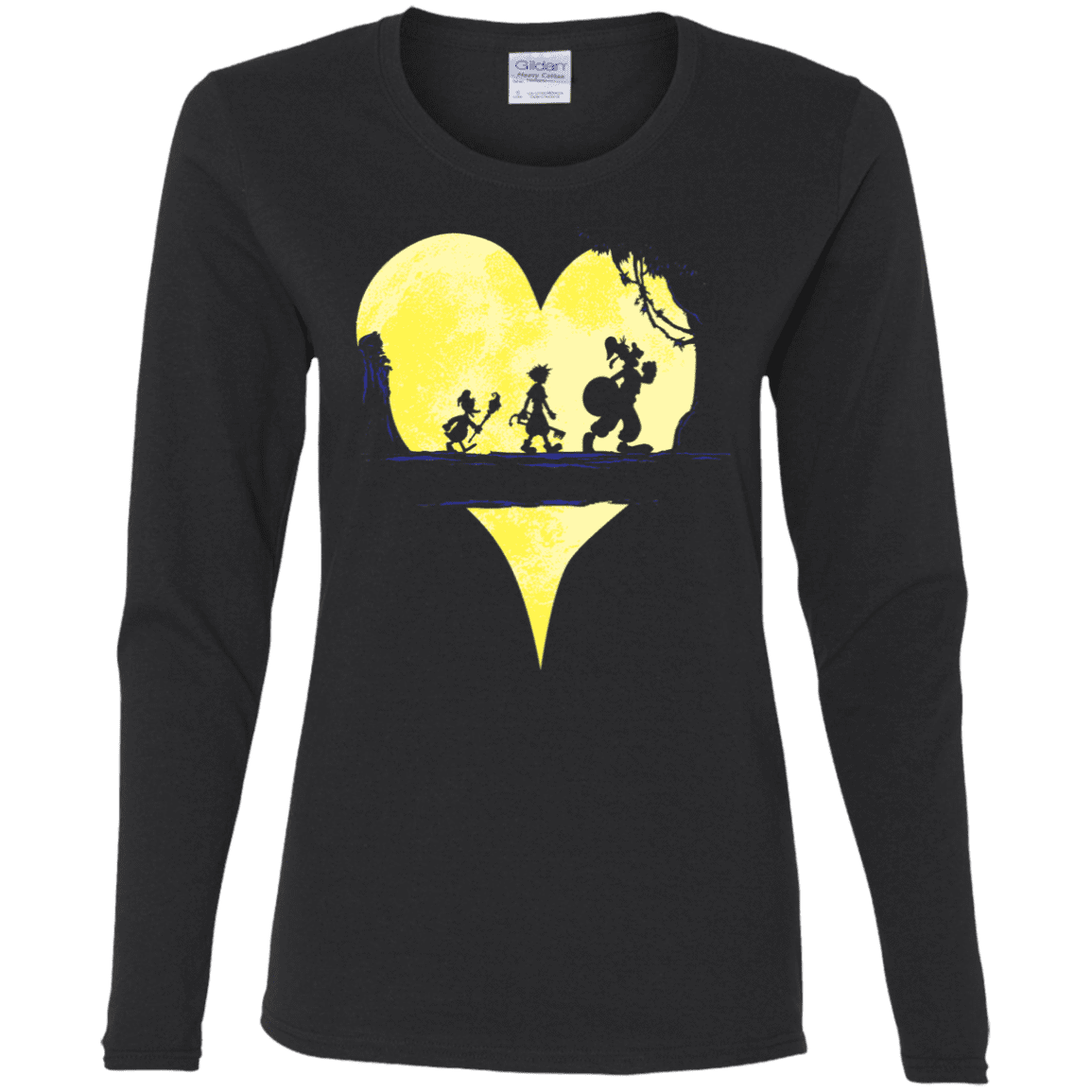 T-Shirts Black / S Kingdom Moonwalk Women's Long Sleeve T-Shirt