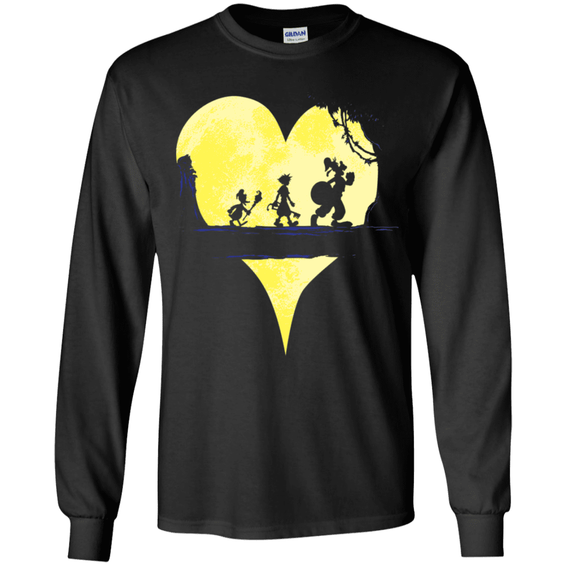 T-Shirts Black / YS Kingdom Moonwalk Youth Long Sleeve T-Shirt