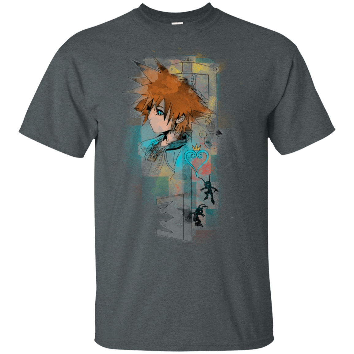 T-Shirts Dark Heather / S Kingdom of Water Colors T-Shirt