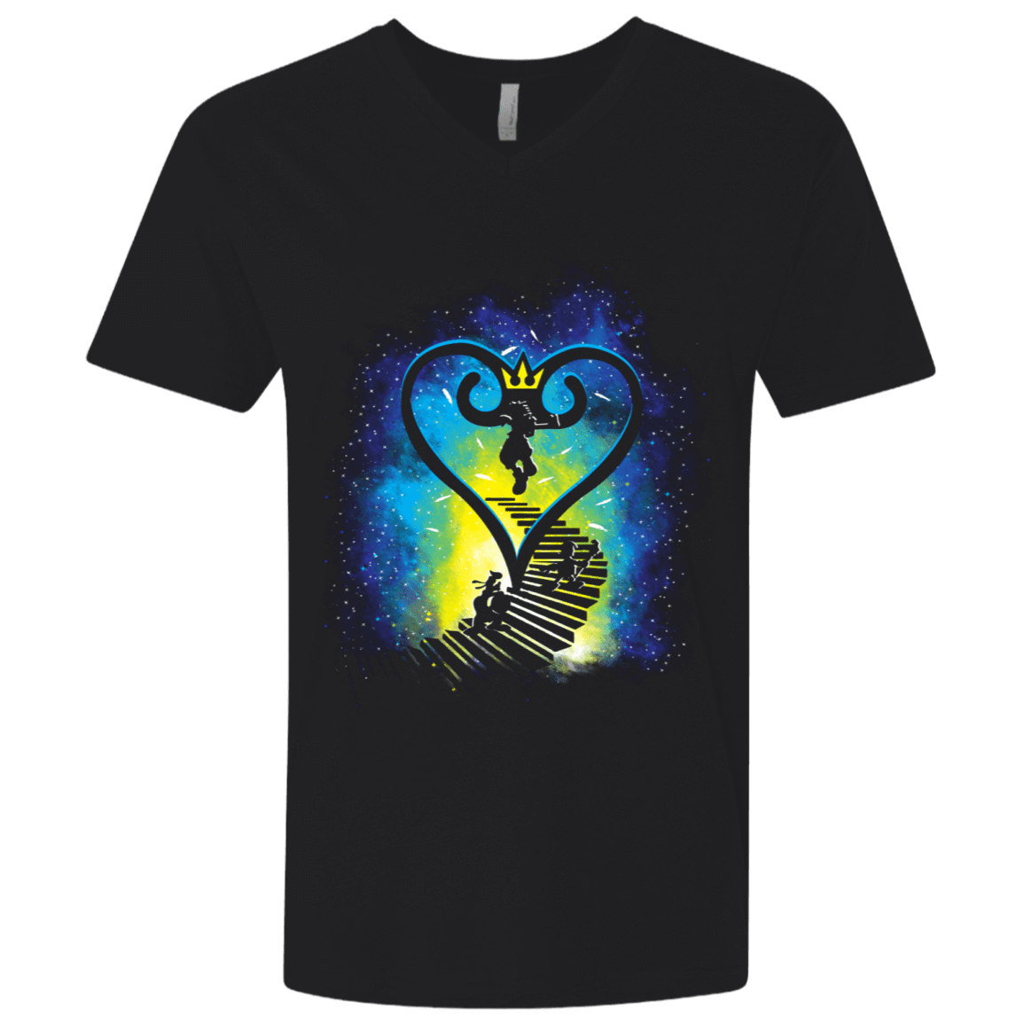 T-Shirts Black / X-Small Kingdom Quest Men's Premium V-Neck