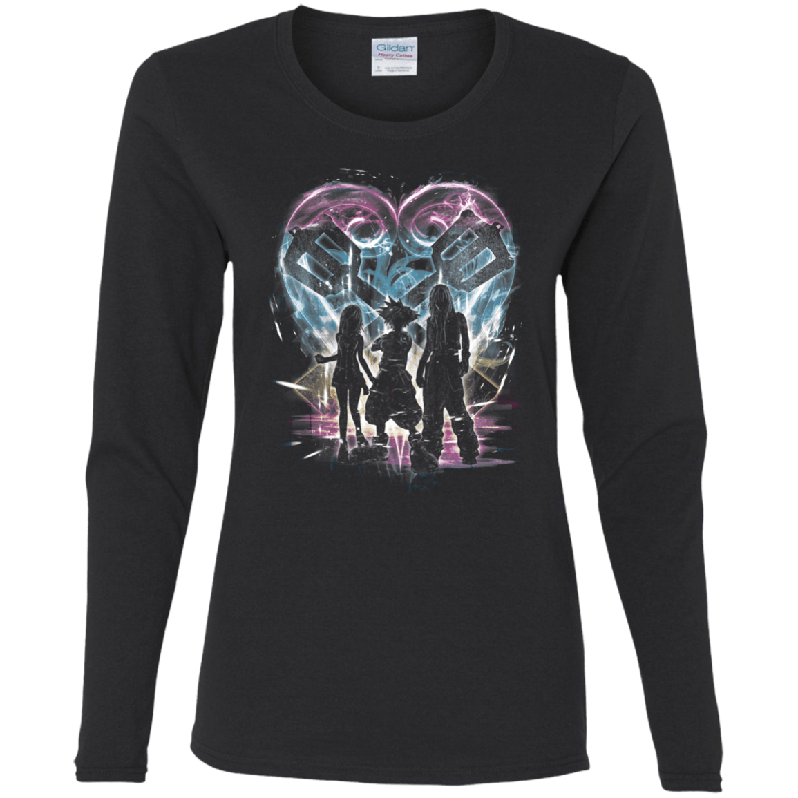 T-Shirts Black / S Kingdom Trio Women's Long Sleeve T-Shirt
