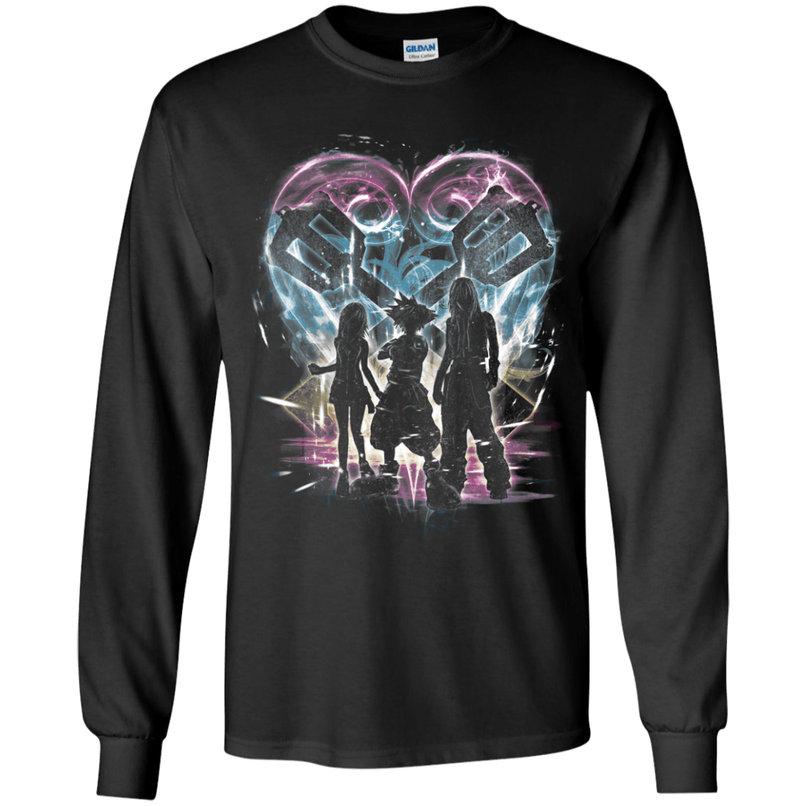 T-Shirts Black / YS Kingdom Trio Youth Long Sleeve T-Shirt