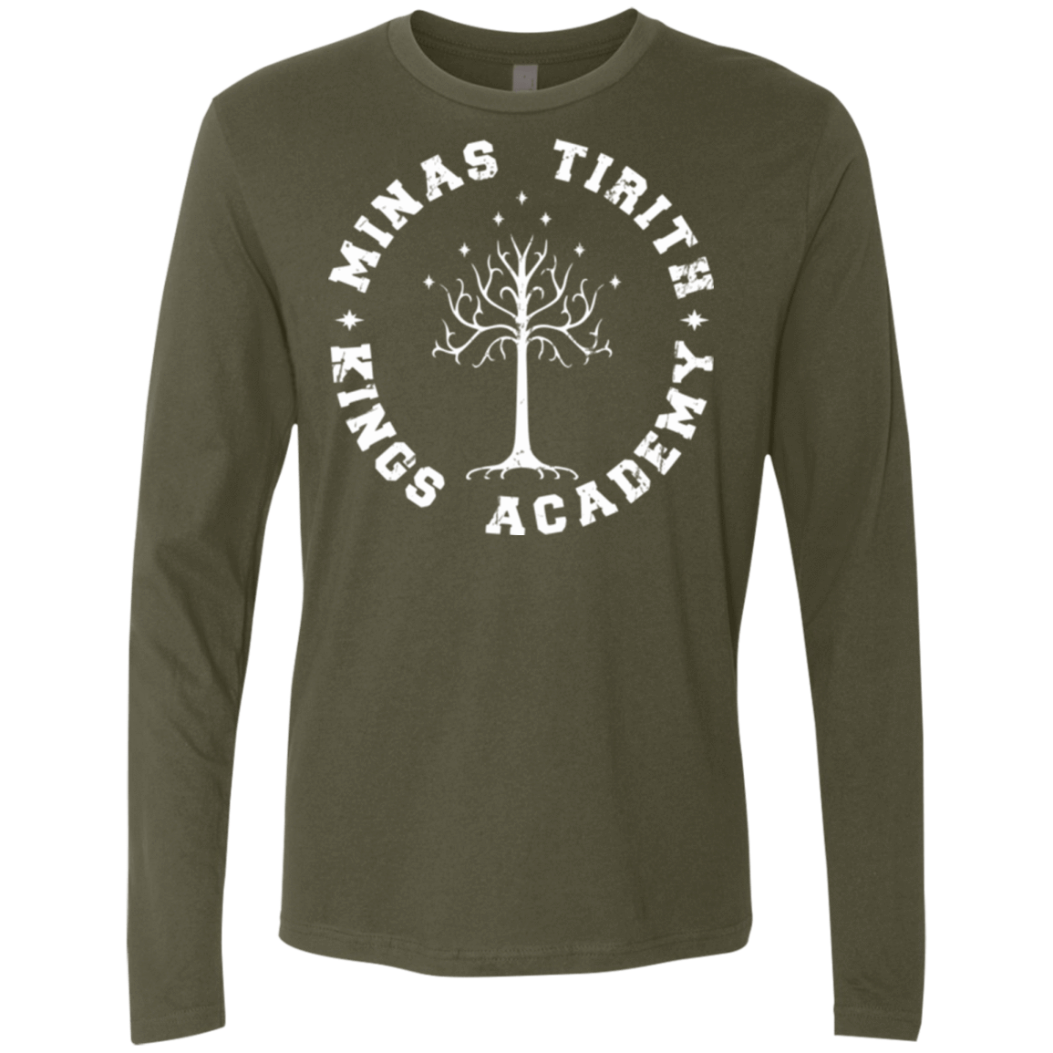 T-Shirts Military Green / Small Kings Academy Men's Premium Long Sleeve