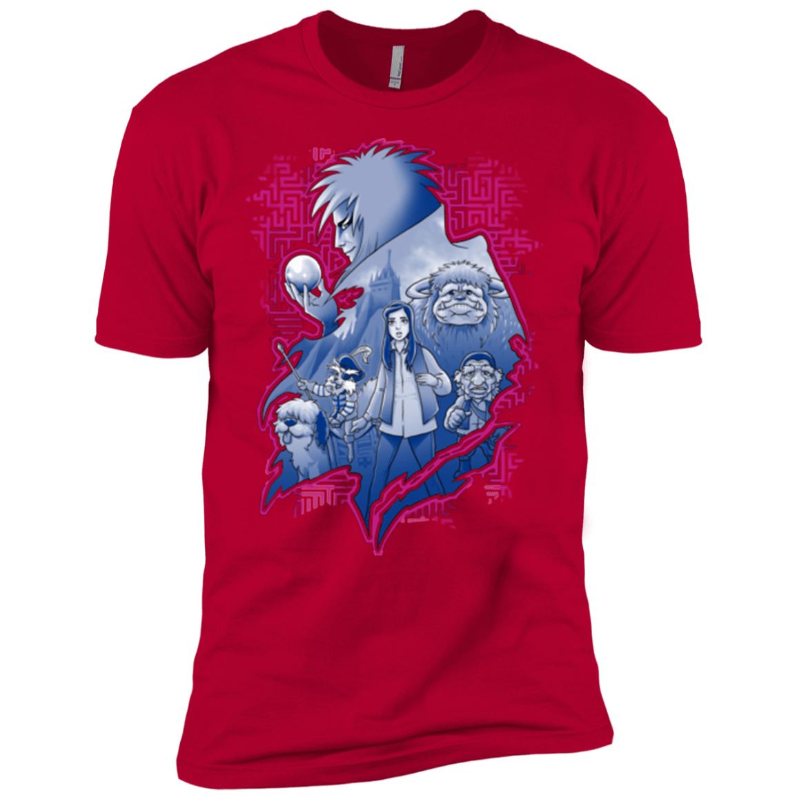 T-Shirts Red / YXS Kings Labyrinth Boys Premium T-Shirt