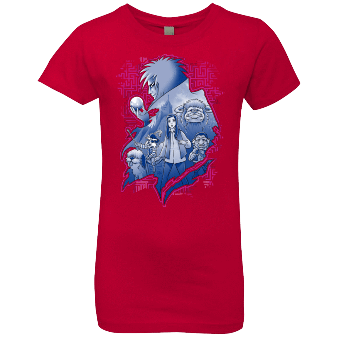 T-Shirts Red / YXS Kings Labyrinth Girls Premium T-Shirt