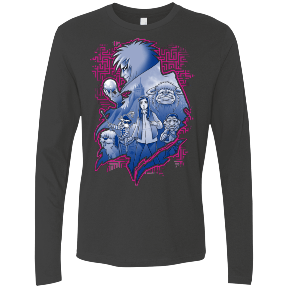 T-Shirts Heavy Metal / Small Kings Labyrinth Men's Premium Long Sleeve