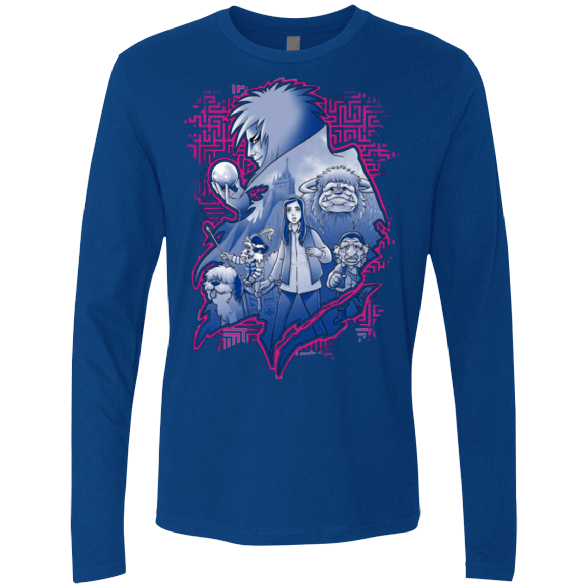 T-Shirts Royal / Small Kings Labyrinth Men's Premium Long Sleeve