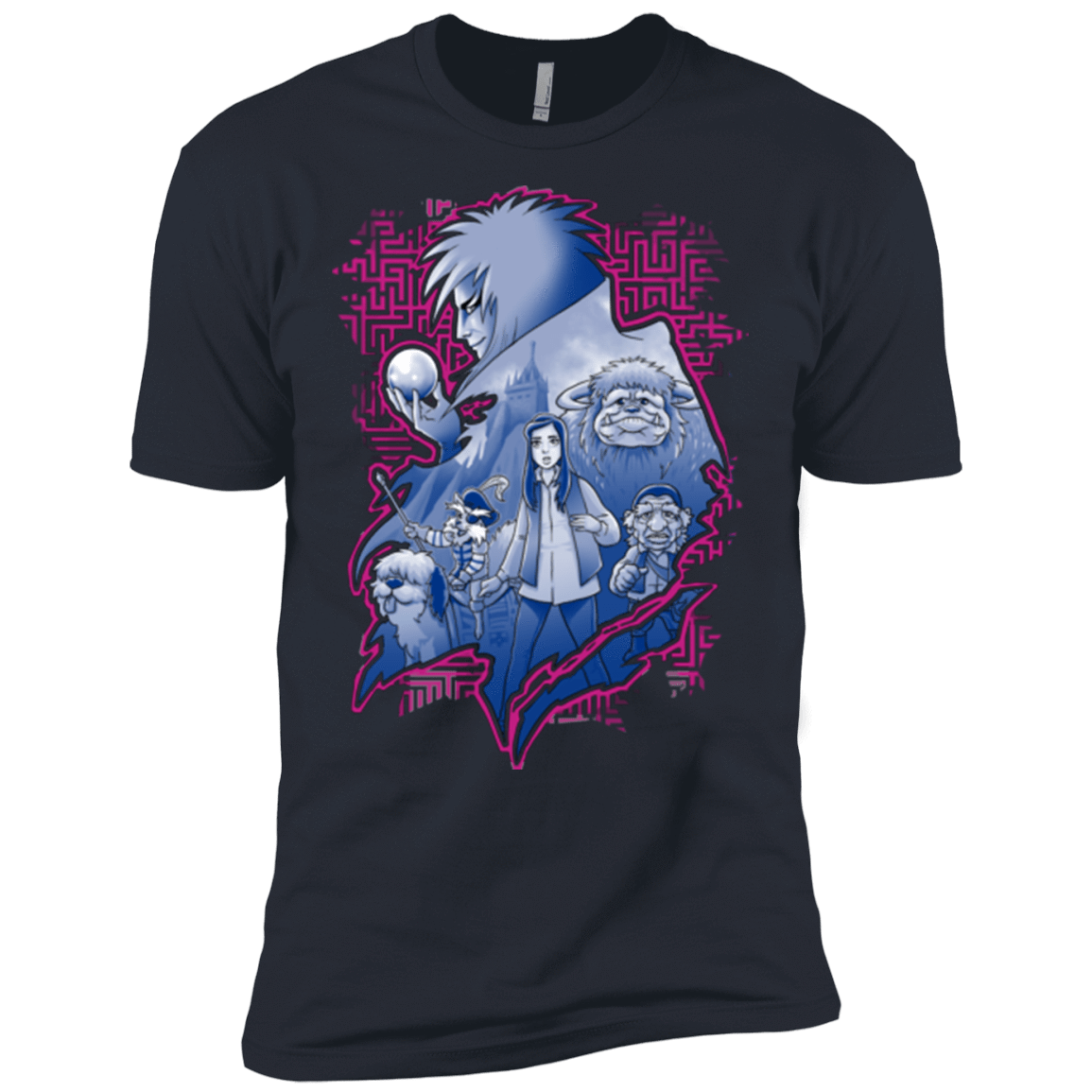 T-Shirts Indigo / X-Small Kings Labyrinth Men's Premium T-Shirt