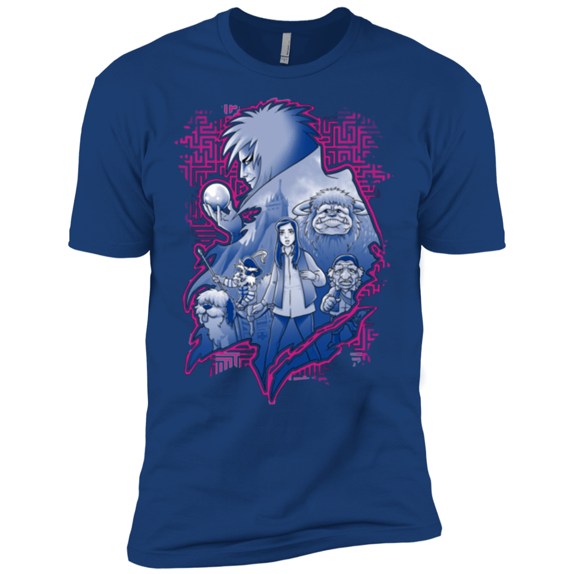 T-Shirts Royal / X-Small Kings Labyrinth Men's Premium T-Shirt