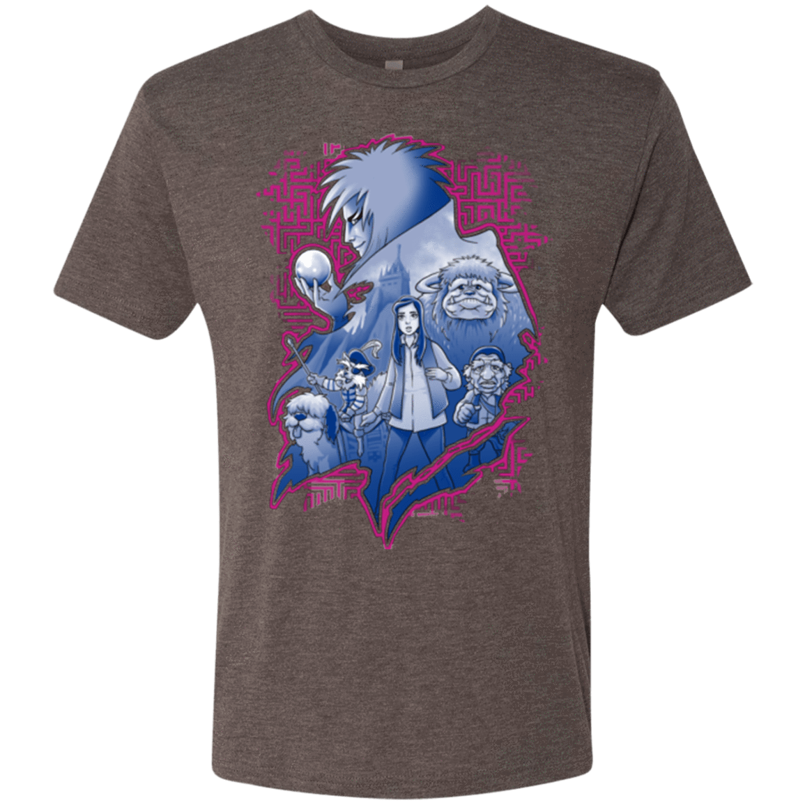 T-Shirts Macchiato / Small Kings Labyrinth Men's Triblend T-Shirt