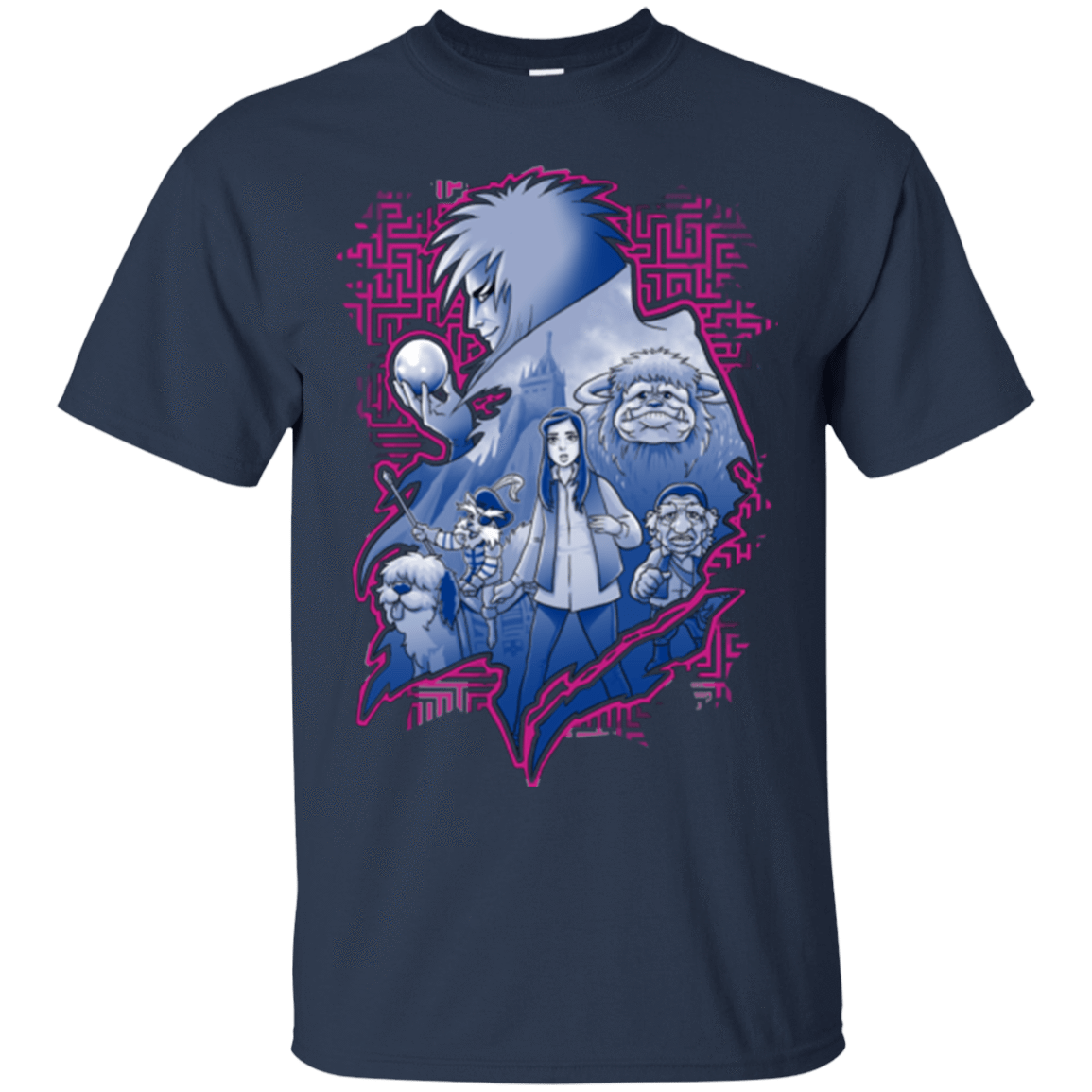 T-Shirts Navy / Small Kings Labyrinth T-Shirt