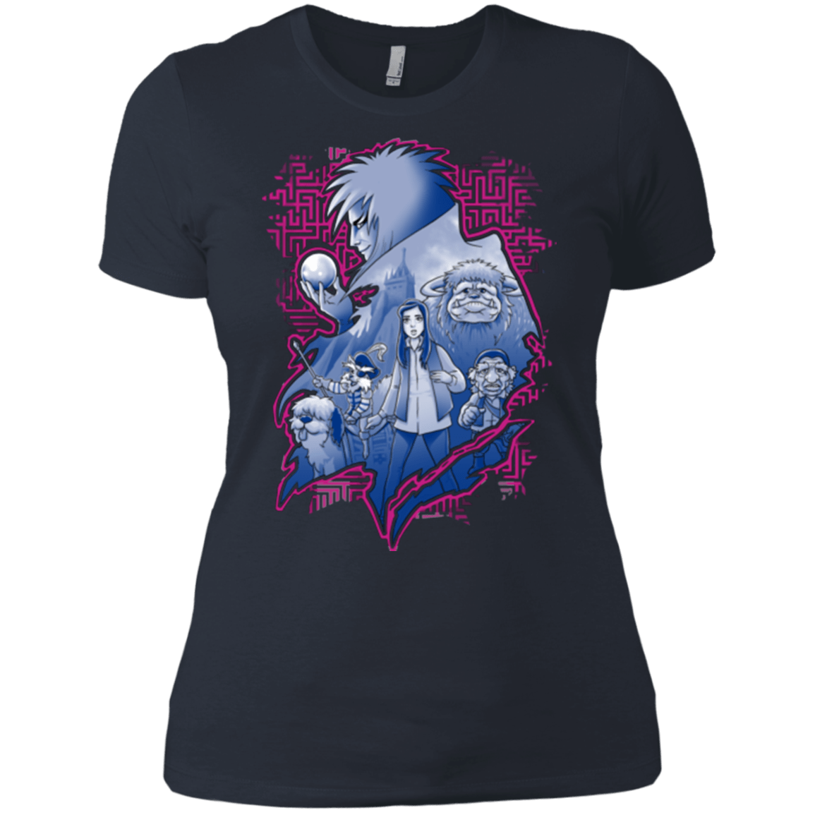 T-Shirts Indigo / X-Small Kings Labyrinth Women's Premium T-Shirt