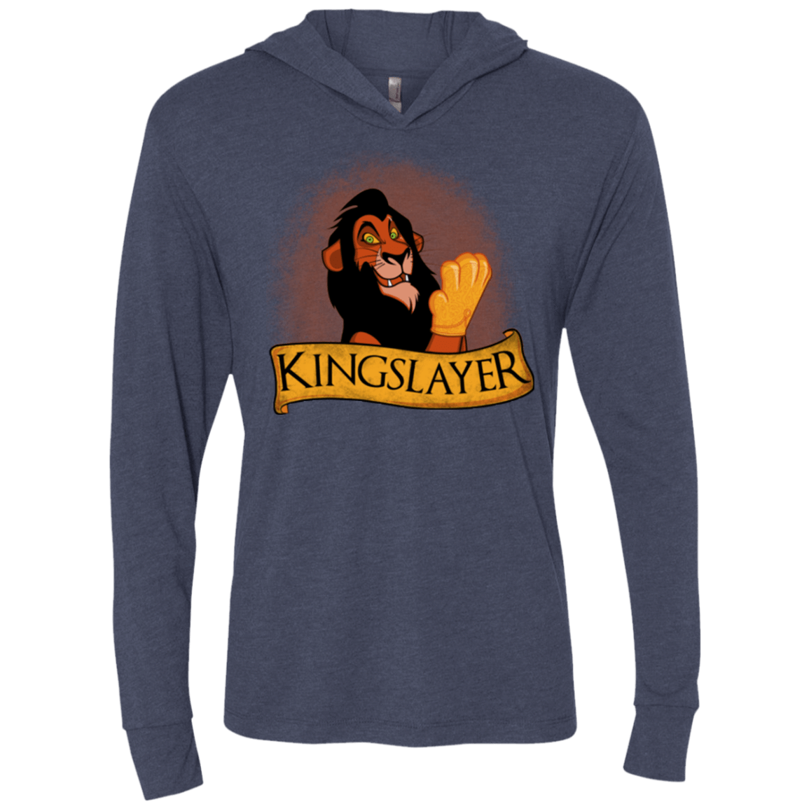 T-Shirts Vintage Navy / X-Small Kingslayer Triblend Long Sleeve Hoodie Tee