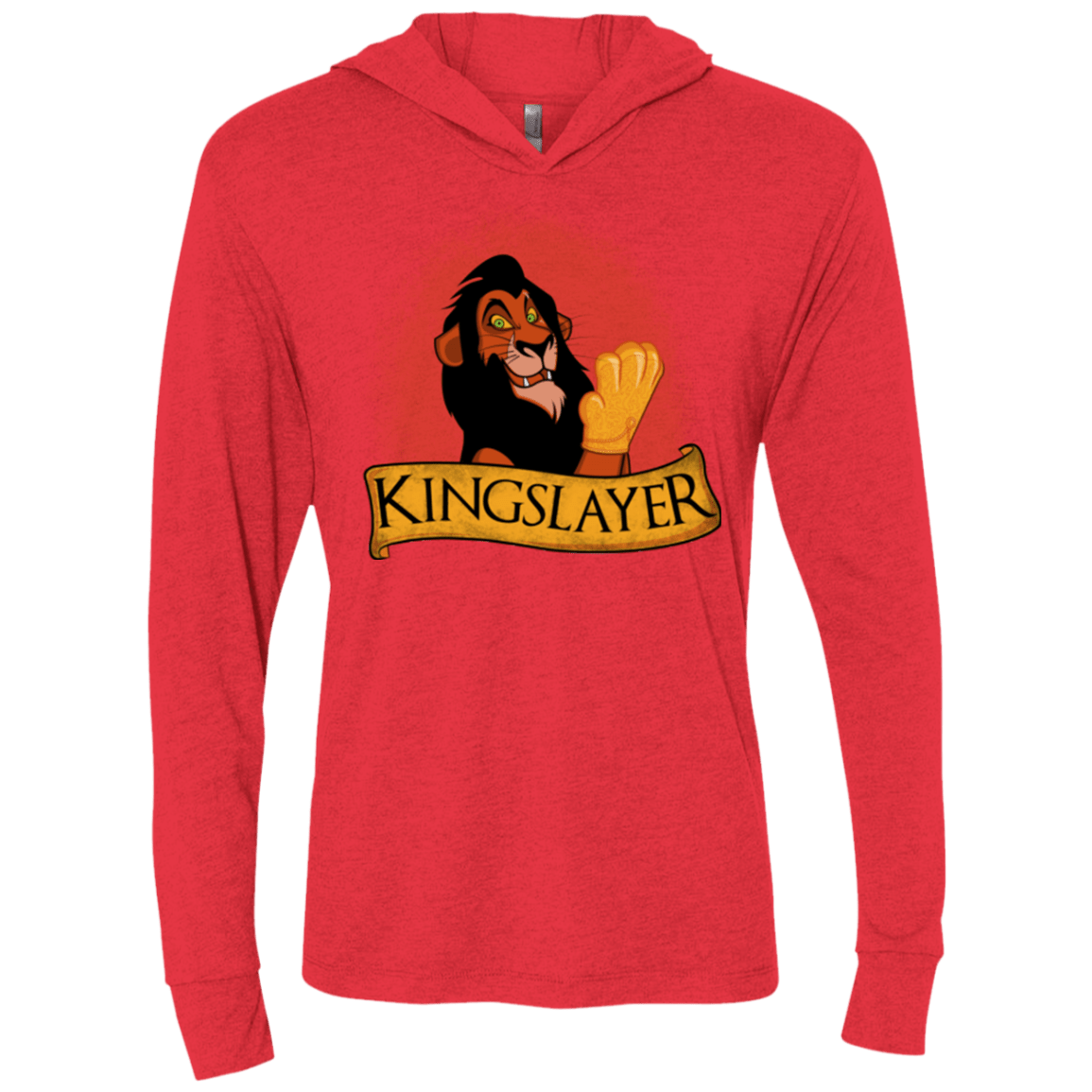 T-Shirts Vintage Red / X-Small Kingslayer Triblend Long Sleeve Hoodie Tee