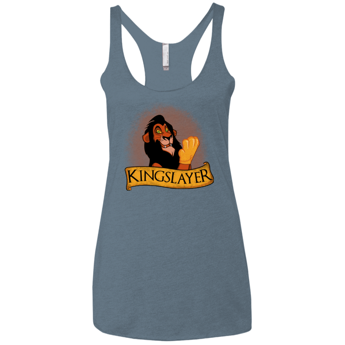 T-Shirts Indigo / X-Small Kingslayer Women's Triblend Racerback Tank
