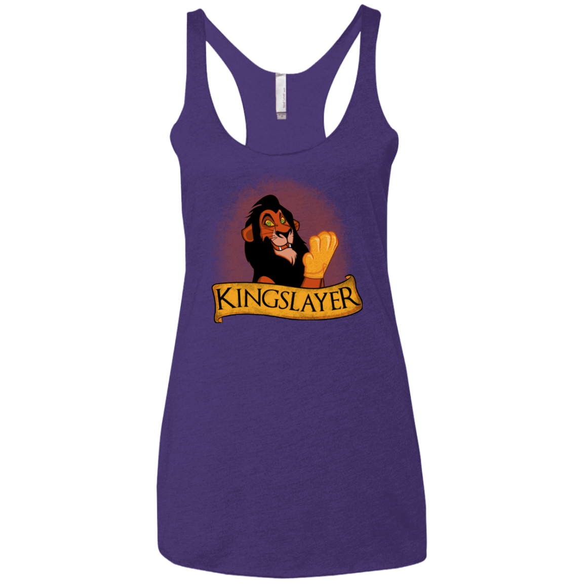 T-Shirts Purple / X-Small Kingslayer Women's Triblend Racerback Tank