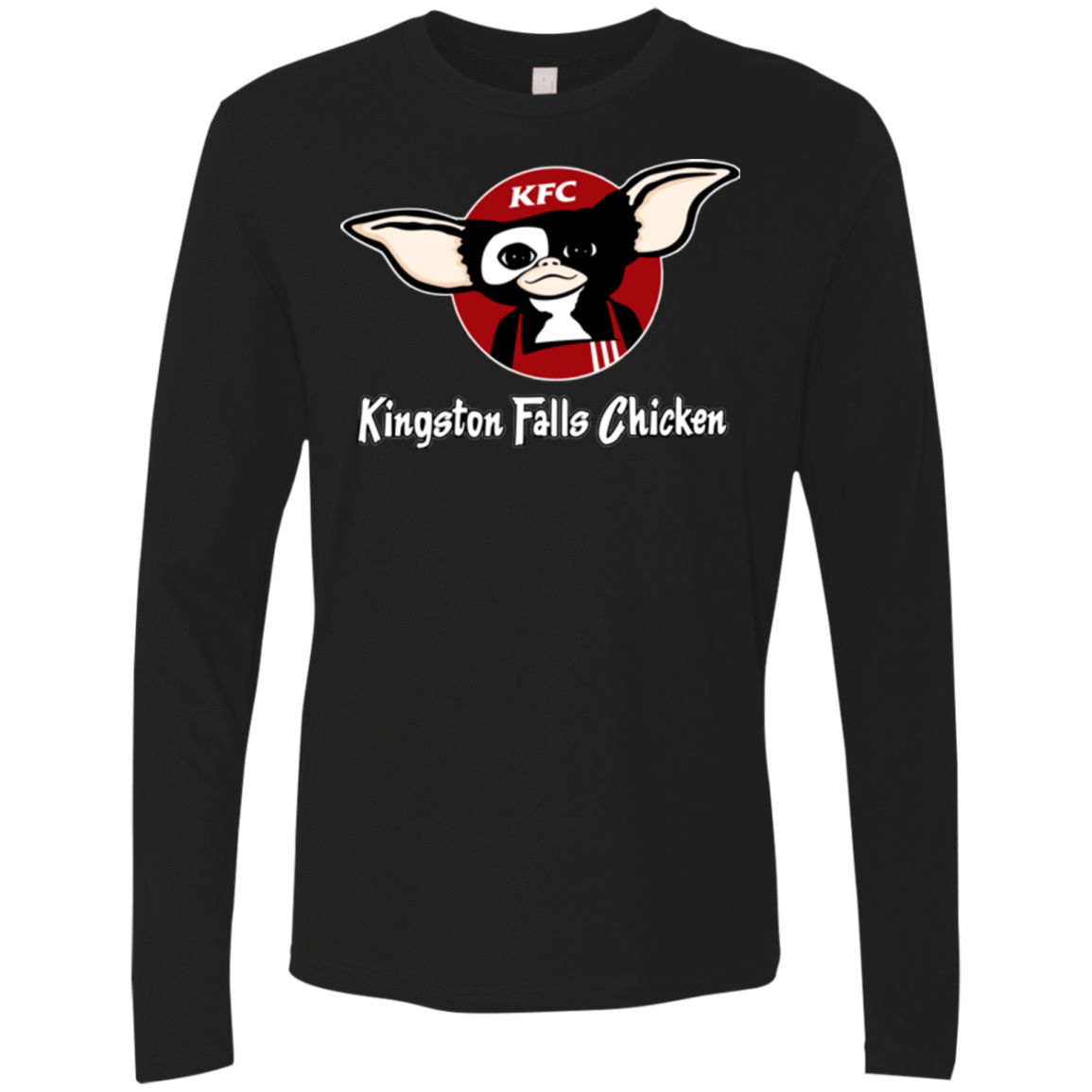 T-Shirts Black / Small Kingston Falls Chicken Men's Premium Long Sleeve