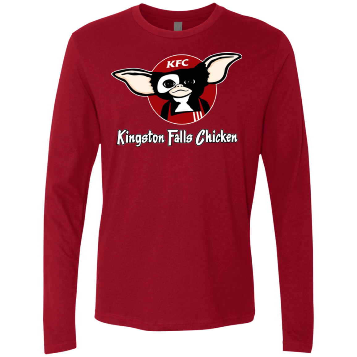 T-Shirts Cardinal / Small Kingston Falls Chicken Men's Premium Long Sleeve