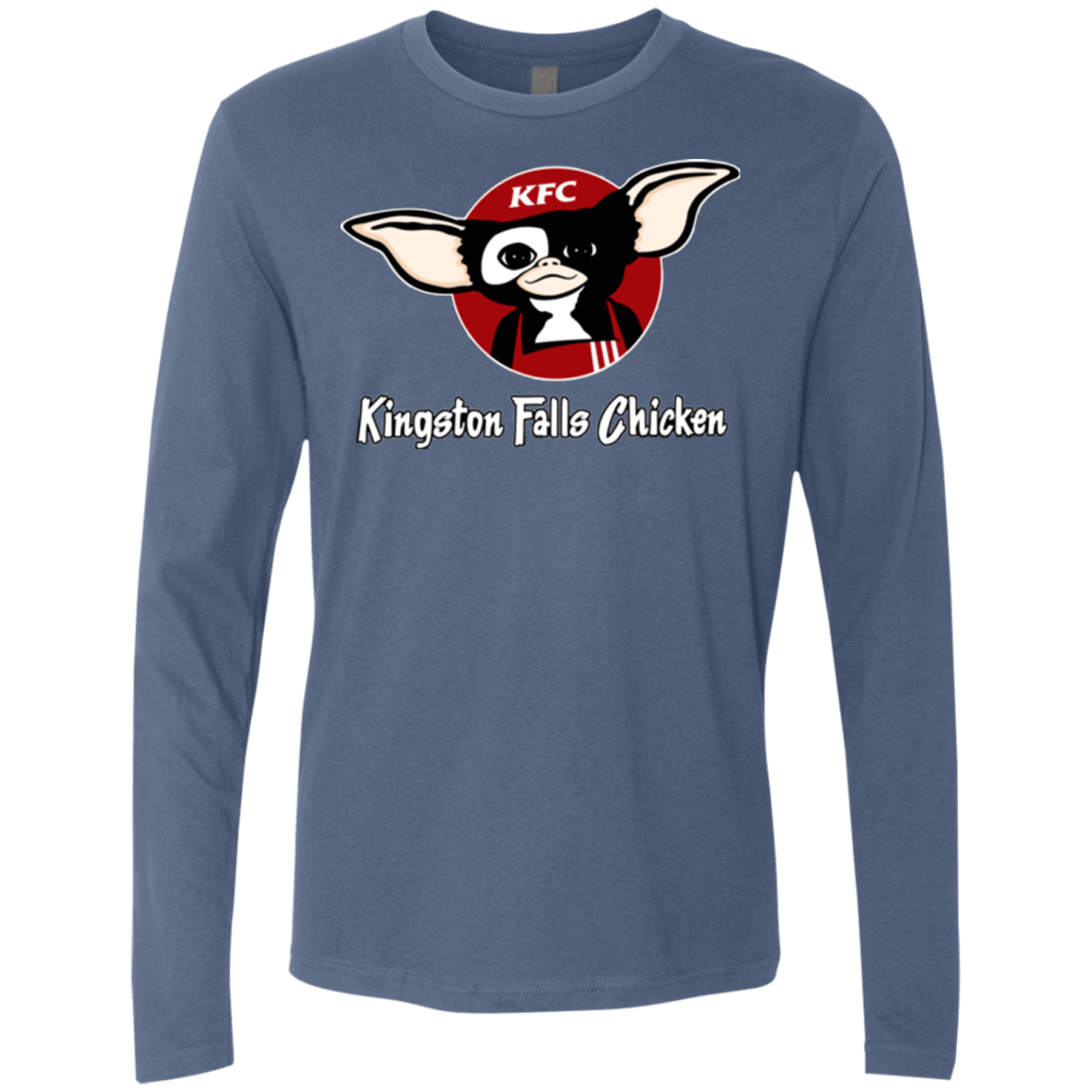 T-Shirts Indigo / Small Kingston Falls Chicken Men's Premium Long Sleeve